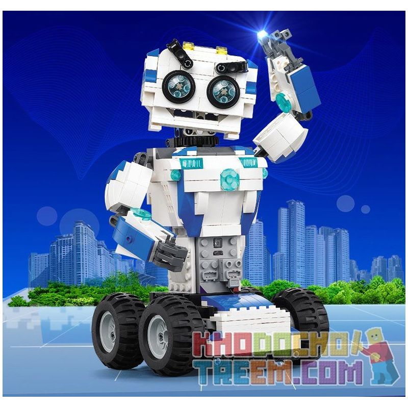 DOUBLEE CADA C51028 51028 non  ROBOT MÁY KHOAN bộ đồ chơi xếp lắp ráp ghép mô hình  DADA Kỹ Thuật Công Nghệ Cao Mô Hình Phương Tiện 606 khối