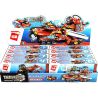 Enlighten 1410 Qman 1410 non  SIÊU XE CỨU HỎA bộ đồ chơi xếp lắp ráp ghép mô hình City THE LENGEND OF CHARIOT Thành Phố 571 khối