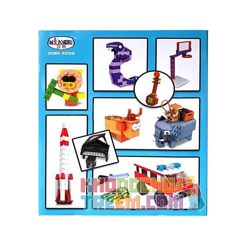 Winner 5022 non  KHỐI XÂY DỰNG SÁNG TẠO bộ đồ chơi xếp lắp ráp ghép mô hình Classic Cổ Điển 600 khối