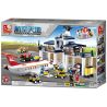 SLUBAN M38-B0373 B0373 0373 M38B0373 38-B0373 non  XƯỞNG BẢO DƯỠNG MÁY BAY LỚN bộ đồ chơi xếp lắp ráp ghép mô hình City AVIATION Thành Phố 599 khối