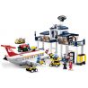 SLUBAN M38-B0373 B0373 0373 M38B0373 38-B0373 non  XƯỞNG BẢO DƯỠNG MÁY BAY LỚN bộ đồ chơi xếp lắp ráp ghép mô hình City AVIATION Thành Phố 599 khối
