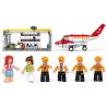 SLUBAN M38-B0372 B0372 0372 M38B0372 38-B0372 non  XƯỞNG SỬA CHỮA MÁY BAY bộ đồ chơi xếp lắp ráp ghép mô hình City AVIATION Thành Phố 599 khối