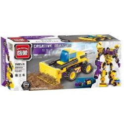 Enlighten 1401 Qman 1401 non  XẾP HÌNH CHIẾN THẦN 7 TRONG 1 bộ đồ chơi xếp lắp ráp ghép mô hình Transformers CREATIVE MASTER Robot Đại Chiến Người Máy Biến Hình 599 khối