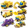 Enlighten 1401 Qman 1401 non  XẾP HÌNH CHIẾN THẦN 7 TRONG 1 bộ đồ chơi xếp lắp ráp ghép mô hình Transformers CREATIVE MASTER Robot Đại Chiến Người Máy Biến Hình 599 khối