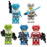 Enlighten 1403 Qman 1403 non  ĐỘNG VẬT BIẾN HÌNH CÓ THỂ KẾT HỢP THÀNH NGƯỜI MÁY KHỔNG LỒ bộ đồ chơi xếp lắp ráp ghép mô hình Transformers VARIANT SERIES SPACE WAR Robot Đại Chiến Người Máy Biến Hình 809 khối