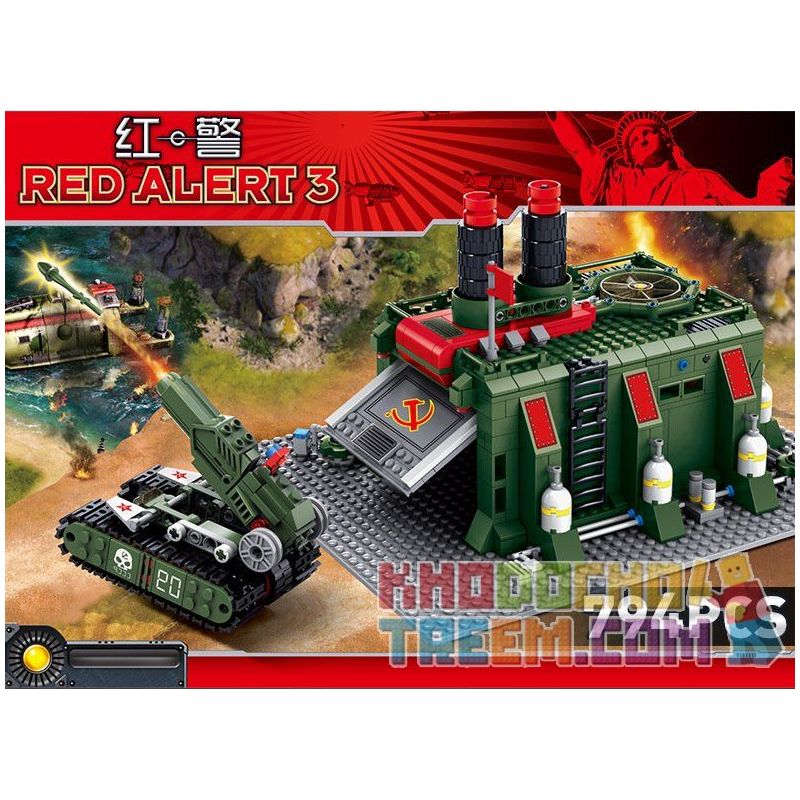 Kazi KY81008 81008 Xếp hình kiểu Lego RED ALERT 3 RED ALERT 3 War ...