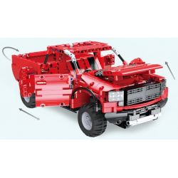 CADA C51005 51005 non  XE BÁN TẢI MÀU ĐỎ bộ đồ chơi xếp lắp ráp ghép mô hình  Kỹ Thuật Công Nghệ Cao Mô Hình Phương Tiện 549 khối