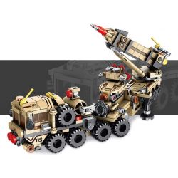 PanlosBrick 633011 Panlos Brick 633011 non  TÊN LỬA PHÒNG KHÔNG PATRIOT 12IN1 bộ đồ chơi xếp lắp ráp ghép mô hình Military Army PATRIOT AIR DEFENSE MISSILE Quân Sự Bộ Đội 549 khối