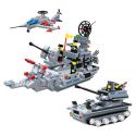 WANGE 40342 Xếp hình kiểu Lego MILITARY ARMY Aeroamphibious League Liên Minh đổ Bộ 770 khối