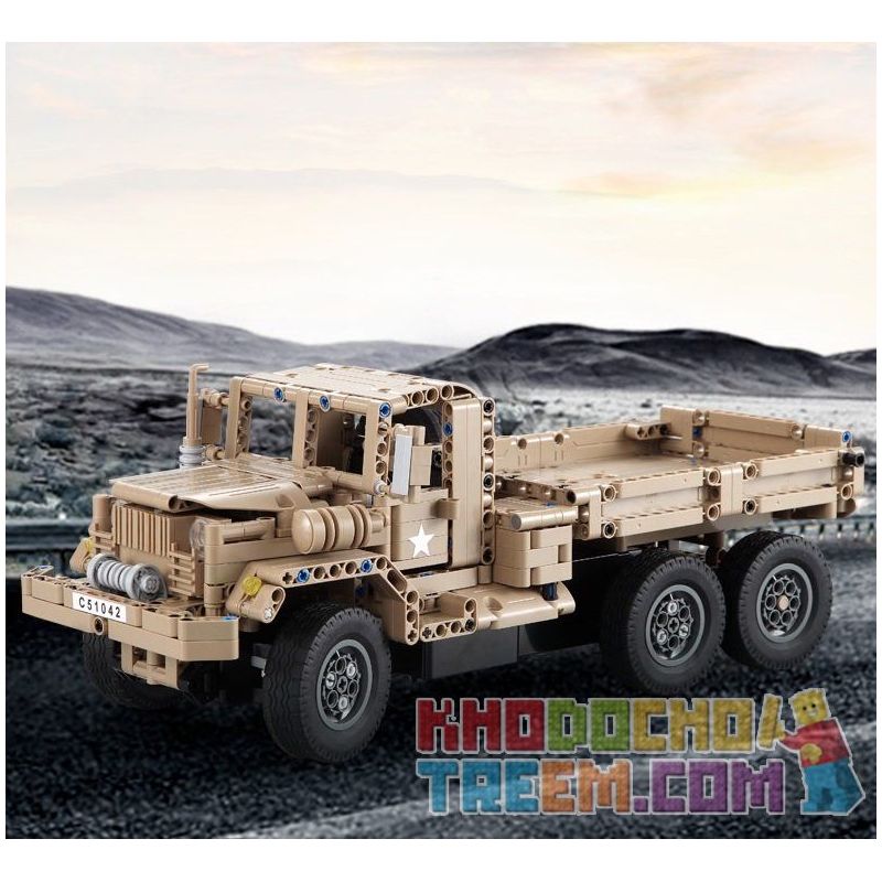 DOUBLEE CADA C51042 51042 non  XE TẢI QUÂN SỰ bộ đồ chơi xếp lắp ráp ghép mô hình  Kỹ Thuật Công Nghệ Cao Mô Hình Phương Tiện 545 khối DOUBLEE CADA C51042 51042 non  XE TẢI QUÂN SỰ bộ đồ chơi xếp lắp ráp ghép mô hình  Kỹ Thuật Công Nghệ Cao Mô Hình Phương Tiện 545 khối