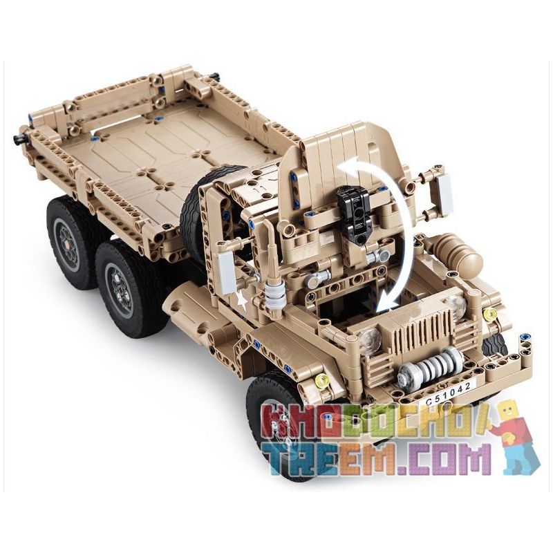 DOUBLEE CADA C51042 51042 non  XE TẢI QUÂN SỰ bộ đồ chơi xếp lắp ráp ghép mô hình  Kỹ Thuật Công Nghệ Cao Mô Hình Phương Tiện 545 khối DOUBLEE CADA C51042 51042 non  XE TẢI QUÂN SỰ bộ đồ chơi xếp lắp ráp ghép mô hình  Kỹ Thuật Công Nghệ Cao Mô Hình Phương Tiện 545 khối