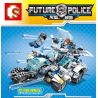 SEMBO SD9676 9676 non  XE TƯƠNG LAI CỦA CẢNH SÁT bộ đồ chơi xếp lắp ráp ghép mô hình City FUTURE POLICE Thành Phố 543 khối