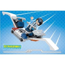 SEMBO SD9676 9676 non  XE TƯƠNG LAI CỦA CẢNH SÁT bộ đồ chơi xếp lắp ráp ghép mô hình City FUTURE POLICE Thành Phố 543 khối