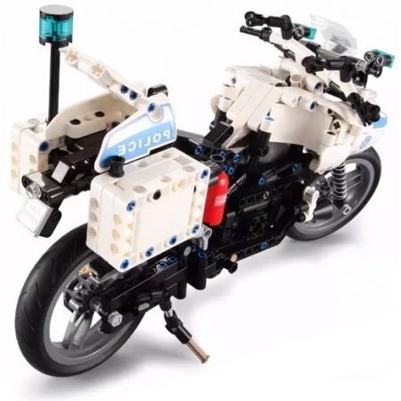 DOUBLEE CADA C51023 51023 non  XE MÁY CẢNH SÁT bộ đồ chơi xếp lắp ráp ghép mô hình  POLICE MOTORCYCLE Kỹ Thuật Công Nghệ Cao Mô Hình Phương Tiện 539 khối