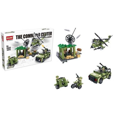 HSANHE 6460 Xếp hình kiểu  MILITARY ARMY The Command Center Trung Tâm Chỉ Huy 535 khối
