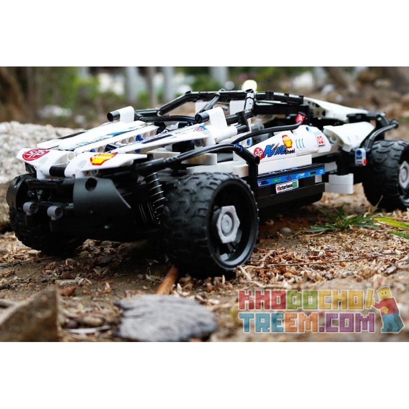 SDL 2017A-9 20179 Xếp hình kiểu   10 In 1 Multi Models Remote Control Commander Racing Car Xe đua 10 Hình Dạng 528 khối điều khiển từ xa