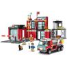 Enlighten 2808 Qman 2808 non  TRẠM CỨU HỎA bộ đồ chơi xếp lắp ráp ghép mô hình Fire Rescure FIRE RESCUE 523 khối