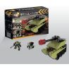 QIZHILE 3002 Xếp hình kiểu  MILITARY ARMY Military Equipment 5 In 1 Phương Tiện Quân Sự 5 Trong 1 Xe Bọc Thép, Xe Tăng Nhỏ, Xe Bắn Tên Lửa, Trực Thăng, Xe Kĩ Thuật 521 khối