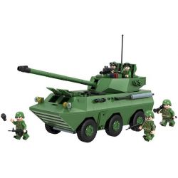 Winner 8007 Xếp hình kiểu Lego TANK BATTLE TankBattle Land War 02 Assay Xe Tăng Nga T90A 520 khối