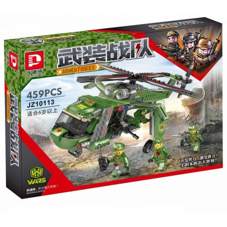 LE DI PIN 10113 Xếp hình kiểu  MILITARY ARMY Military Helicopter Trực Thăng Quân Sự 459 khối