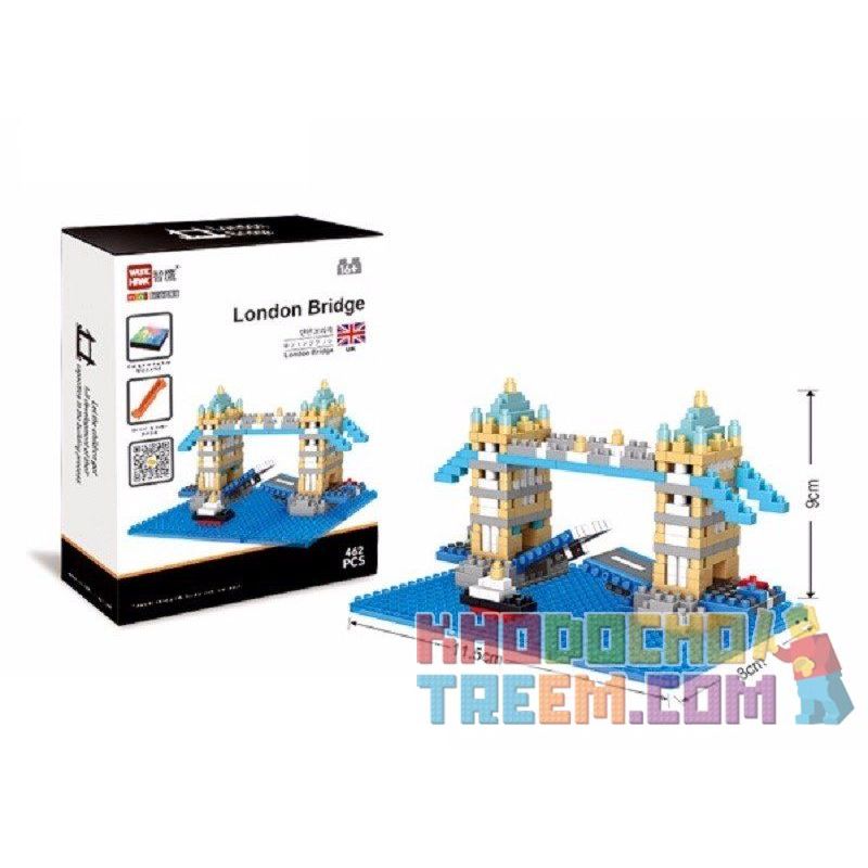 WISE HAWK 2328 Xếp hình kiểu Nanoblock ARCHITECTURE London Tower Bridge Cầu Tháp Luân Đôn 462 khối WISE HAWK 2328 Xếp hình kiểu Nanoblock ARCHITECTURE London Tower Bridge Cầu Tháp Luân Đôn 462 khối