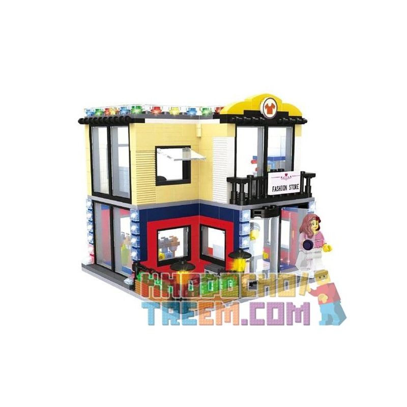 HSANHE 6701 Xếp hình kiểu Lego MODULAR BUILDINGS Fashion Store Cửa Hàng Thời Trang 462 khối
