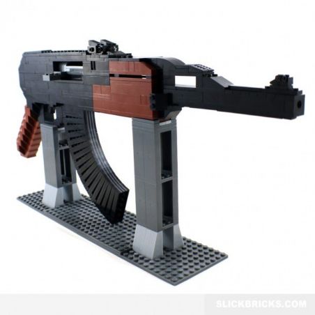 JIE STAR 29034 Xếp hình kiểu  MILITARY ARMY AK47-V1 Assault Rifle Súng Trường Tấn Công AK47V1 467 khối