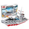 HSANHE 6447 Xếp hình kiểu  MILITARY ARMY Marine Missile Destroyer Warship Chiến Hạm Thủy Quân Phóng Tên Lửa 468 khối