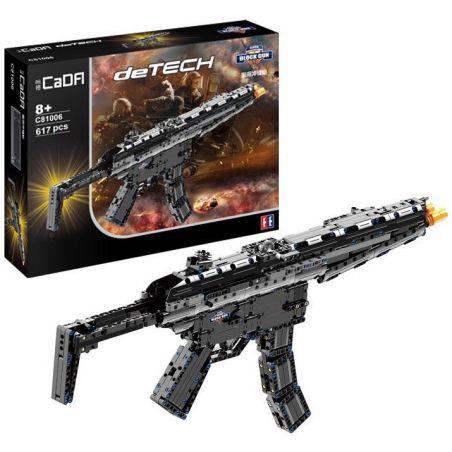 CADA C81006 81006 non  SÚNG TIỂU LIÊN HECKLER & KOCH MP5 bộ đồ chơi xếp lắp ráp ghép mô hình  Kỹ Thuật Công Nghệ Cao Mô Hình Phương Tiện 617 khối