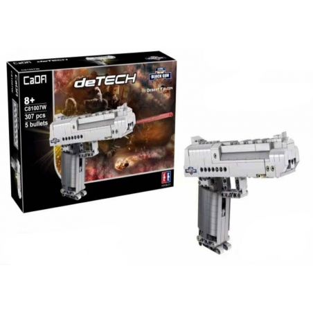 DOUBLEE CADA C81007 81007 QIZHILE 41014 non  SÚNG LỤC bộ đồ chơi xếp lắp ráp ghép mô hình  BLOCK GUN Kỹ Thuật Công Nghệ Cao Mô Hình Phương Tiện 307 khối