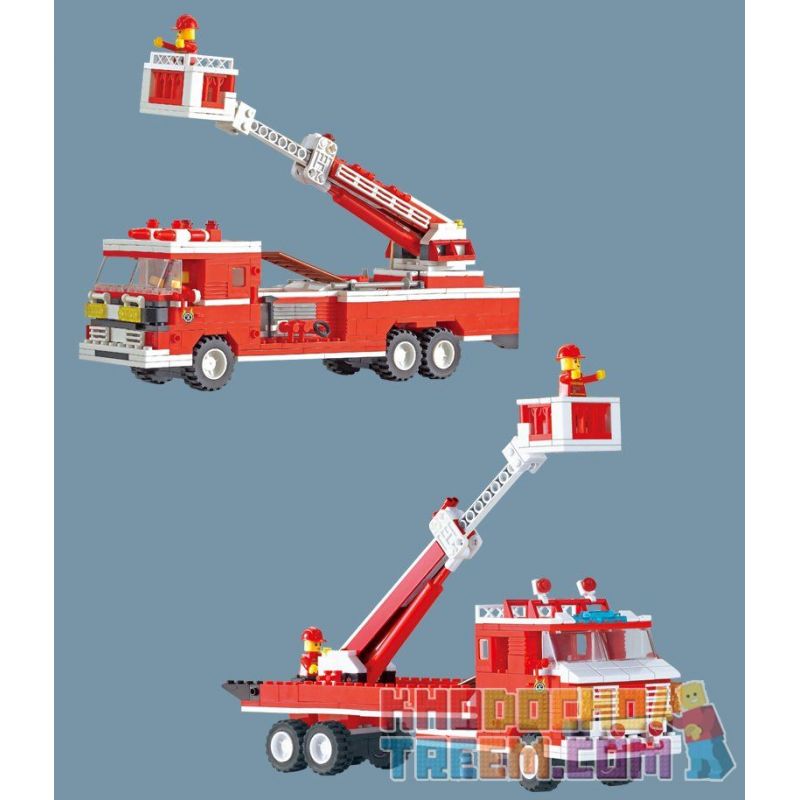 WANGE 33021N Xếp hình kiểu  CITY Firefighters Đội Lính Cứu Hỏa 567 khối
