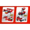PanlosBrick 633009 Panlos Brick 633009 non  XE CHỮA CHÁY KHỔNG LỒ ĐƯỢC KẾT HỢP TỪ MÁY BAY VÀ Ô TÔ NHỎ bộ đồ chơi xếp lắp ráp ghép mô hình City CITY FIRE BRIGADE Thành Phố 557 khối