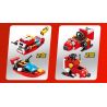 PanlosBrick 633009 Panlos Brick 633009 non  XE CHỮA CHÁY KHỔNG LỒ ĐƯỢC KẾT HỢP TỪ MÁY BAY VÀ Ô TÔ NHỎ bộ đồ chơi xếp lắp ráp ghép mô hình City CITY FIRE BRIGADE Thành Phố 557 khối