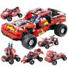 SDL 2017A-6 20176 Xếp hình kiểu   8 In 1 Multi Models Warrior Remote Control Racing Car Xe đua Warrior điều Khiển Từ Xa 8 Trong 1 431 khối điều khiển từ xa