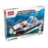 HSANHE 6446 Xếp hình kiểu  MILITARY ARMY U-401 Submarine Tàu Ngầm U401 432 khối