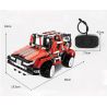 QIZHILE 6507 Xếp hình kiểu   Remote Control All Terrains Vehicle Xe địa Hình điều Khiển Từ Xa 438 khối điều khiển từ xa
