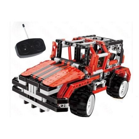 QIZHILE 6507 Xếp hình kiểu   Remote Control All Terrains Vehicle Xe địa Hình điều Khiển Từ Xa 438 khối điều khiển từ xa