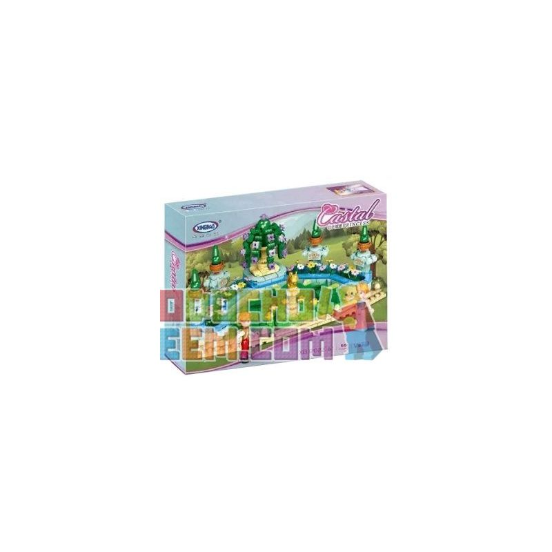 XINGBAO XB-12022 12022 XB12022 non  KHU VƯỜN HOÀNG GIA bộ đồ chơi xếp lắp ráp ghép mô hình Castal Princess CASTAL PEINCESS ROYAL GARDEN Công Chúa Castal 551 khối
