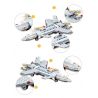 JIE STAR 29015 Xếp hình kiểu  MILITARY ARMY J-20 Stealth Fighter Máy Bay Tiêm Kích Tàng Hình J-20 449 khối