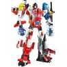 Enlighten 1405 Qman 1405 non  ROBOT CHIẾN BINH WAR GOD bộ đồ chơi xếp lắp ráp ghép mô hình Transformers DESTROYER ARES Robot Đại Chiến Người Máy Biến Hình 506 khối