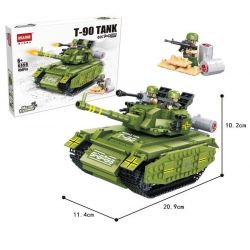 HSANHE 6459 Xếp hình kiểu  MILITARY ARMY T-90 Tank Xe Tăng T-90 450 khối