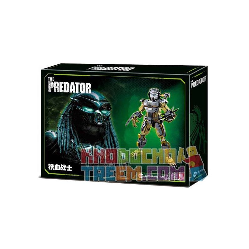 SLUBAN M38-B0720A B0720A 0720A M38B0720A 38-B0720A non  NGƯỜI NGOÀI HÀNH TINH bộ đồ chơi xếp lắp ráp ghép mô hình Alien Vs. Predator Cuộc Chiến Dưới Tháp Cổ 556 khối
