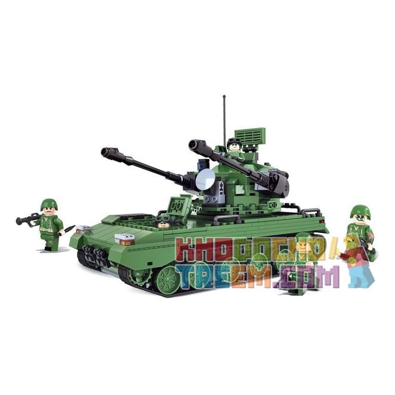 Winner 8009 non Lego XE TĂNG ĐƯỢC TRANG BỊ RADA bộ đồ chơi xếp lắp ráp ghép mô hình Tank Battle TANKBATTLE Xe Tăng Đối Đầu 517 khối