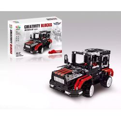 QIZHILE 6508 Xếp hình kiểu   Remote Control All Terrains Vehicle Xe địa Hình điều Khiển Từ Xa 503 khối điều khiển từ xa