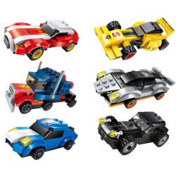 Enlighten 1409 Qman 1409 non  NGƯỜI MÁY BIẾN HÌNH ĐƯỢC KẾT HỢP TỪ 6 CHIẾN XE Ô TÔ bộ đồ chơi xếp lắp ráp ghép mô hình Transformers WARRIOR CALAMITY Robot Đại Chiến Người Máy Biến Hình 518 khối