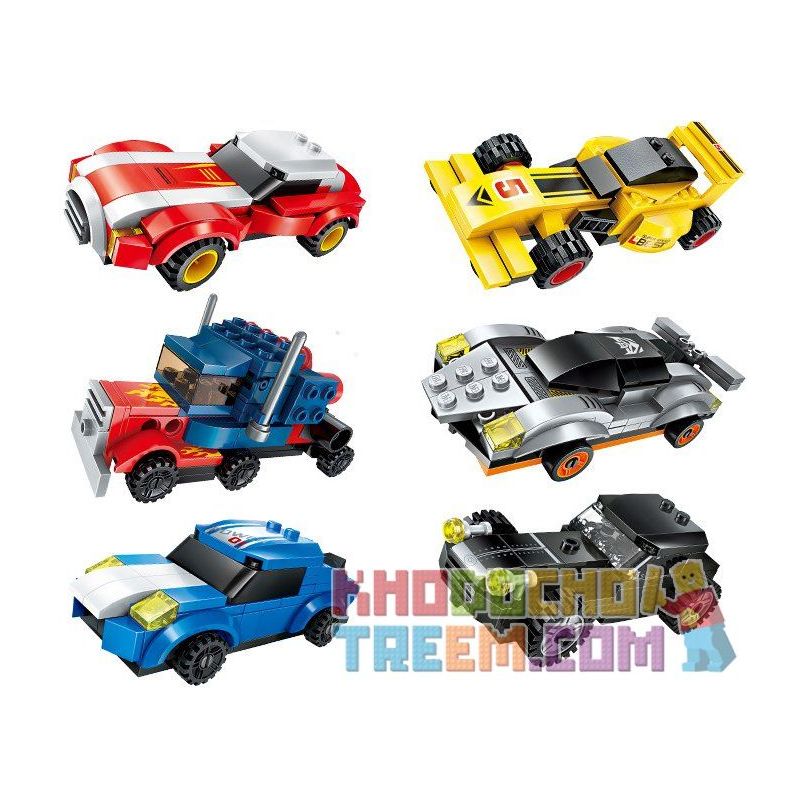 Enlighten 1409 Qman 1409 non  NGƯỜI MÁY BIẾN HÌNH ĐƯỢC KẾT HỢP TỪ 6 CHIẾN XE Ô TÔ bộ đồ chơi xếp lắp ráp ghép mô hình Transformers WARRIOR CALAMITY Robot Đại Chiến Người Máy Biến Hình 518 khối