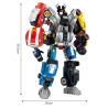 Enlighten 1409 Qman 1409 non  NGƯỜI MÁY BIẾN HÌNH ĐƯỢC KẾT HỢP TỪ 6 CHIẾN XE Ô TÔ bộ đồ chơi xếp lắp ráp ghép mô hình Transformers WARRIOR CALAMITY Robot Đại Chiến Người Máy Biến Hình 518 khối