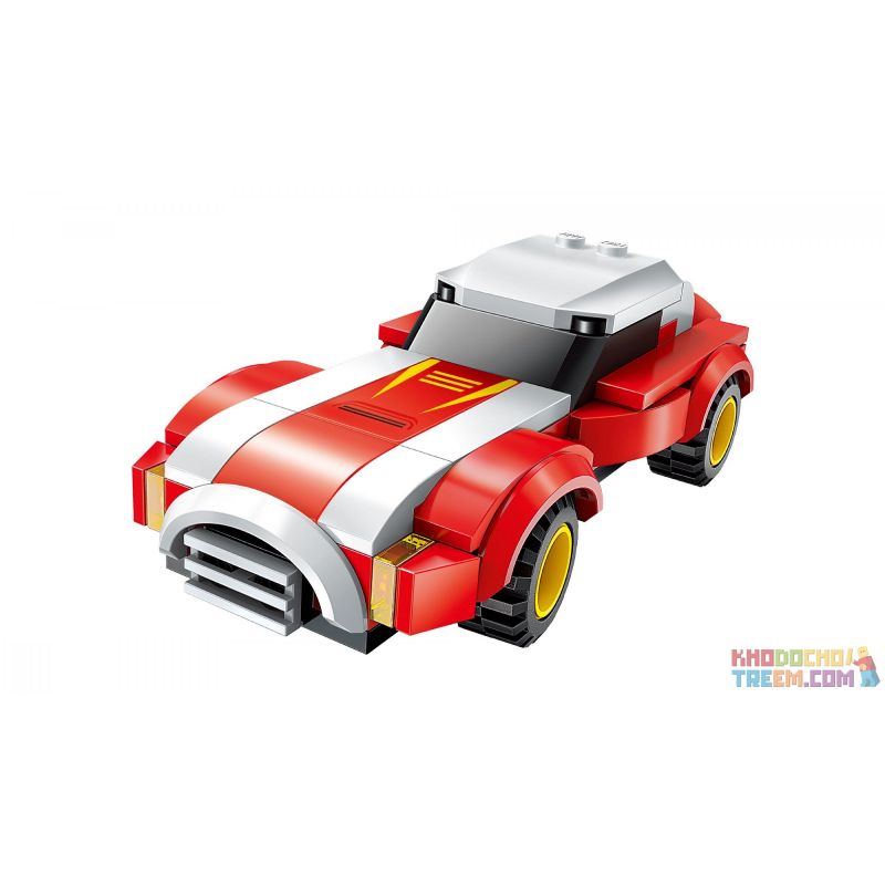 Enlighten 1409 Qman 1409 non  NGƯỜI MÁY BIẾN HÌNH ĐƯỢC KẾT HỢP TỪ 6 CHIẾN XE Ô TÔ bộ đồ chơi xếp lắp ráp ghép mô hình Transformers WARRIOR CALAMITY Robot Đại Chiến Người Máy Biến Hình 518 khối