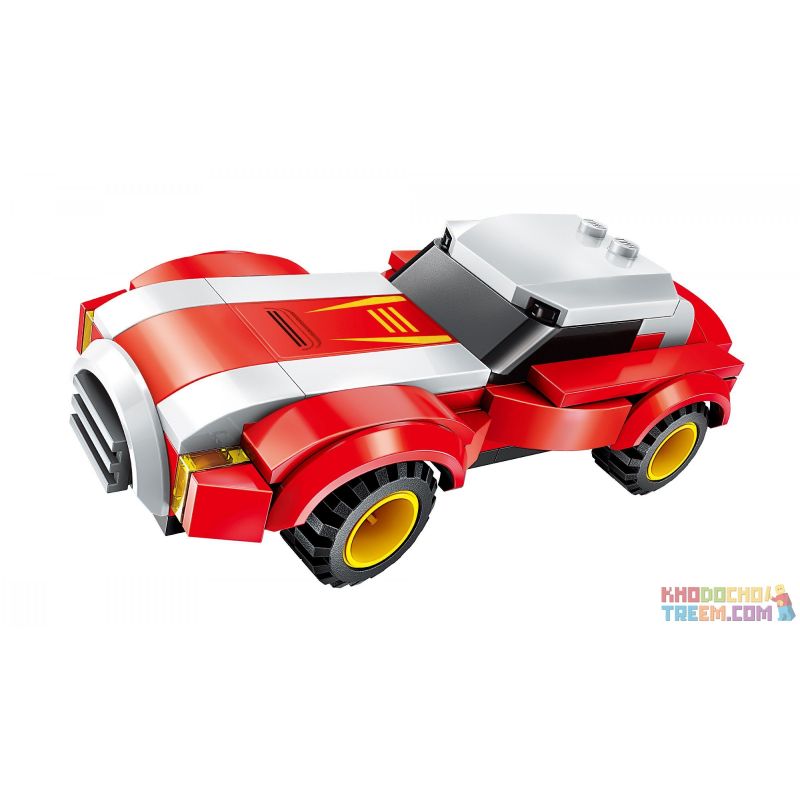 Enlighten 1409 Qman 1409 non  NGƯỜI MÁY BIẾN HÌNH ĐƯỢC KẾT HỢP TỪ 6 CHIẾN XE Ô TÔ bộ đồ chơi xếp lắp ráp ghép mô hình Transformers WARRIOR CALAMITY Robot Đại Chiến Người Máy Biến Hình 518 khối