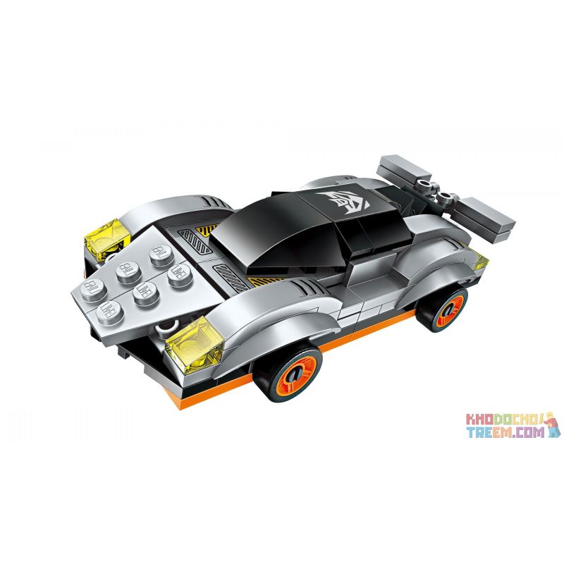 Enlighten 1409 Qman 1409 non  NGƯỜI MÁY BIẾN HÌNH ĐƯỢC KẾT HỢP TỪ 6 CHIẾN XE Ô TÔ bộ đồ chơi xếp lắp ráp ghép mô hình Transformers WARRIOR CALAMITY Robot Đại Chiến Người Máy Biến Hình 518 khối